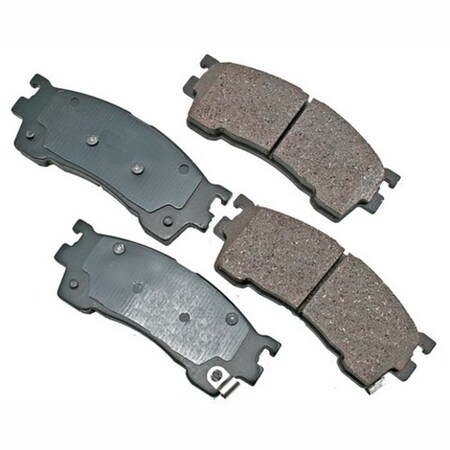 Akebono Proact Akebono ACT637 ProACT Ultra Premium Ceramic Pads ACT637